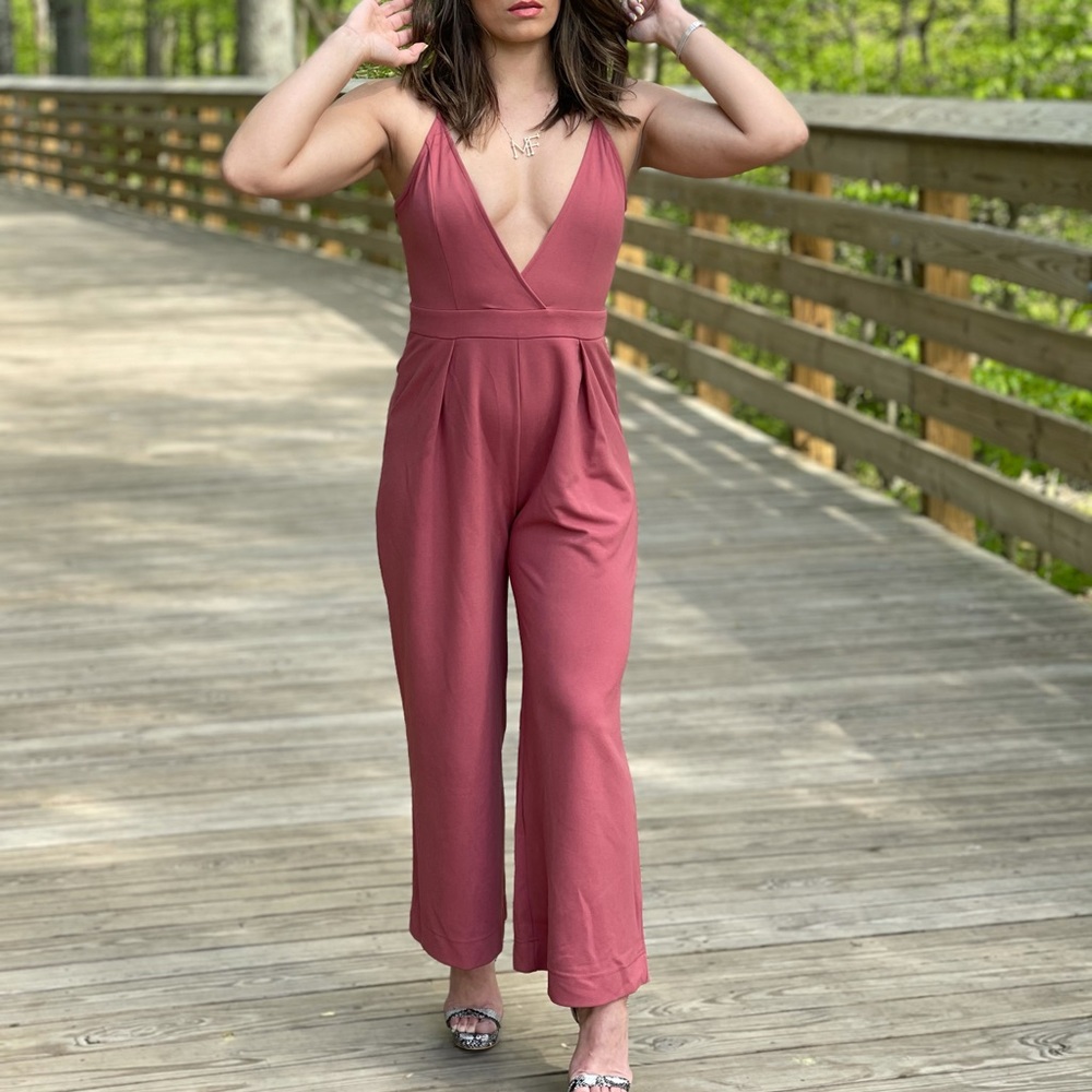 Dusty pink jumpsuit